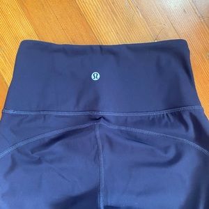 lululemon High Waist Capris Purple